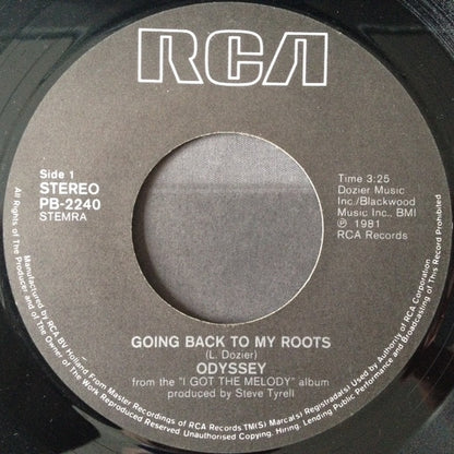 Odyssey (2) : Going Back To My Roots (7", Single)