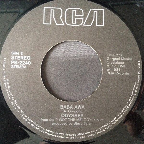 Odyssey (2) : Going Back To My Roots (7", Single)