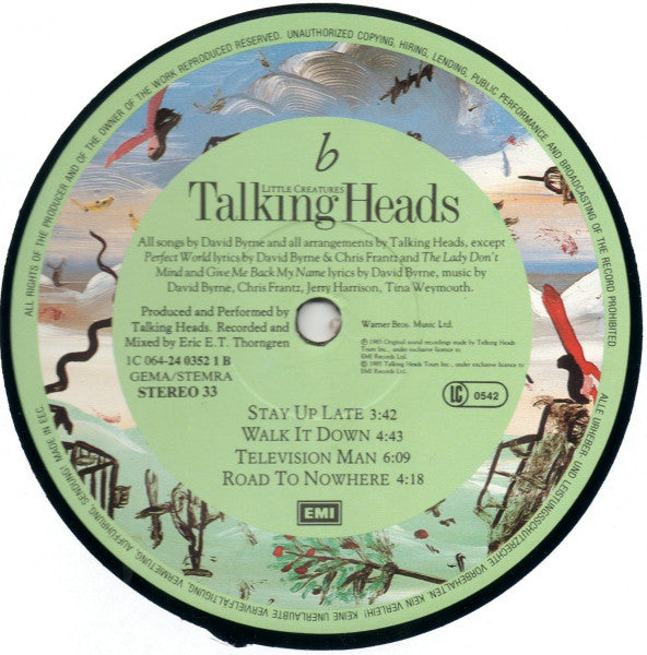 Talking Heads : Little Creatures (LP, Album)
