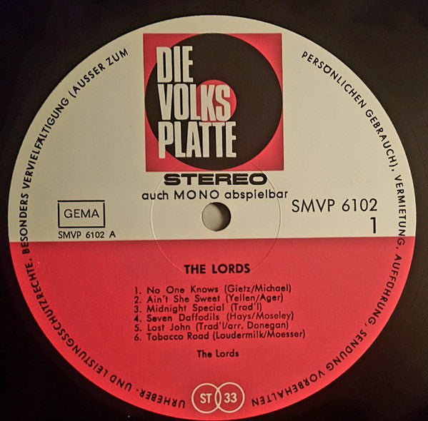 The Lords : Deutschlands Beatband Nr. 1 (LP, Album, RE)