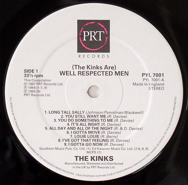 The Kinks : The Kinks Are Well Respected Men (2xLP, Comp, Gat)