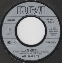 William Pitt : City Lights (7", Single)