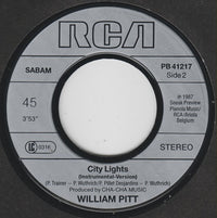 William Pitt : City Lights (7", Single)