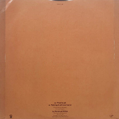 Genesis : That's All (12")