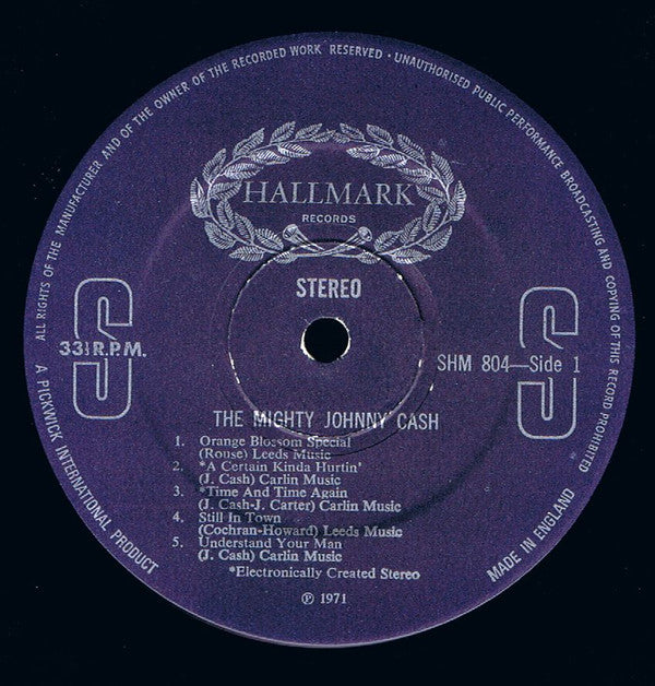 Johnny Cash : The Mighty Johnny Cash (LP, Comp)