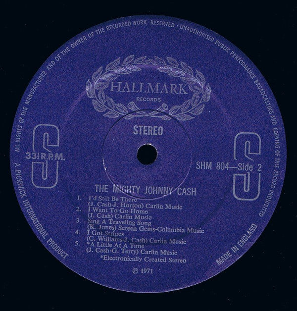 Johnny Cash : The Mighty Johnny Cash (LP, Comp)