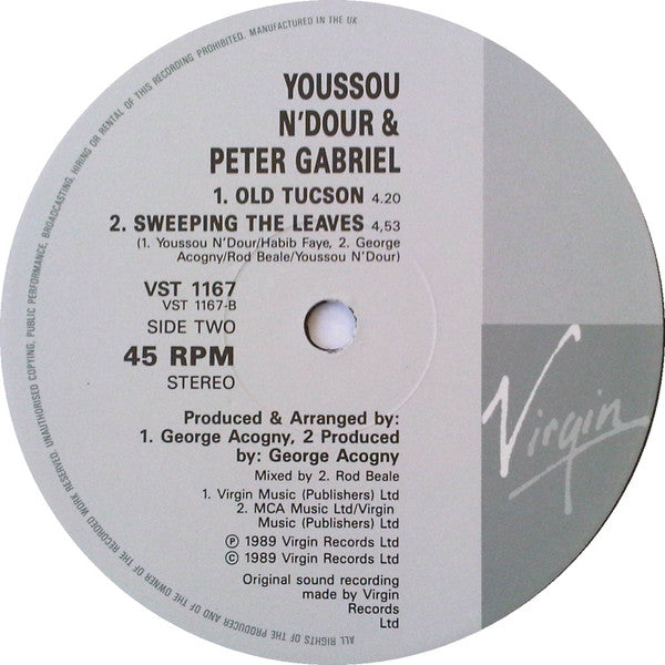 Youssou N'Dour & Peter Gabriel : Shakin' The Tree (12", Single)