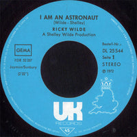Ricky Wilde : I Am An Astronaut (7", Single)