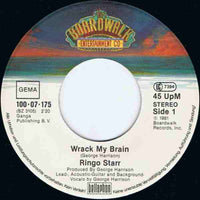 Ringo Starr : Wrack My Brain (7", Single)