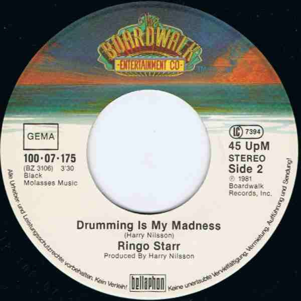 Ringo Starr : Wrack My Brain (7", Single)