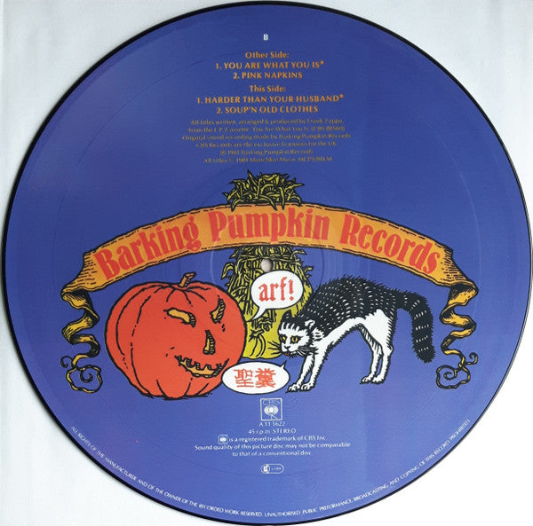 Frank Zappa : You Are What You Is (12", Pic)