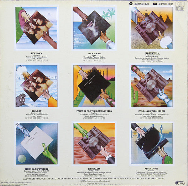 Emerson, Lake & Palmer : The Best Of Emerson Lake & Palmer (LP, Comp, RP)