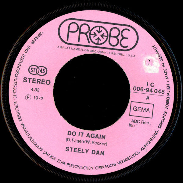 Steely Dan : Do It Again (7", Single)