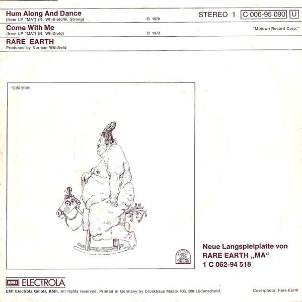 Rare Earth : Hum Along And Dance (7", Single)