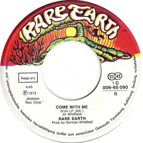 Rare Earth : Hum Along And Dance (7", Single)