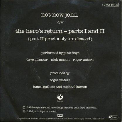 Pink Floyd : Not Now John (7", Single)