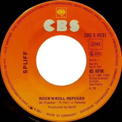 Spliff : Rock'n'Roll Refugee / Tooled Fool (7", Single)