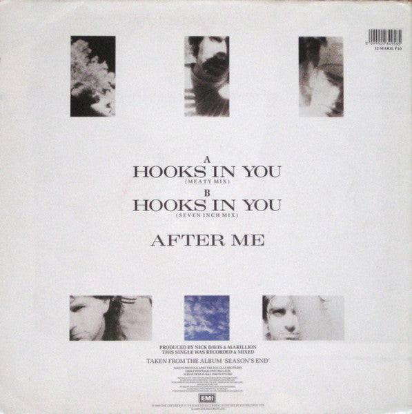 Marillion : Hooks In You (12", Ltd, Pos)