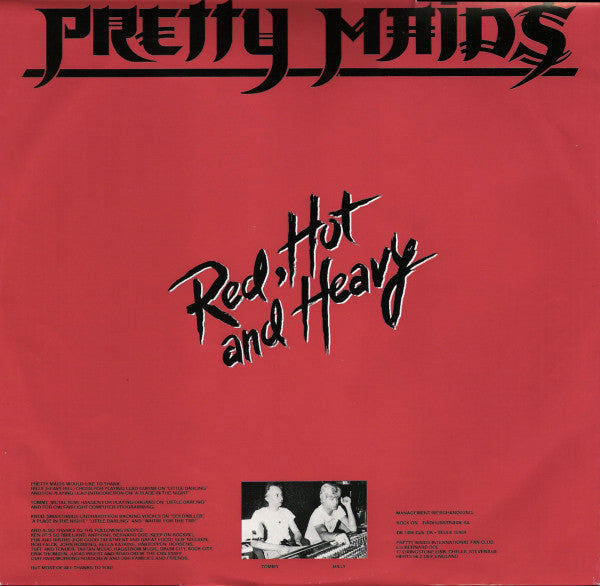 Pretty Maids : Red, Hot And Heavy (LP, Album, RE)