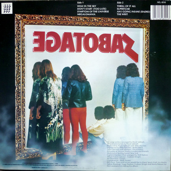 Black Sabbath : Sabotage (LP, Album, RE)