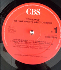 Vengeance (3) : We Have Ways To Make You Rock (LP, Album)
