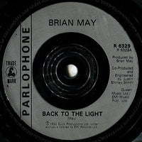 Brian May : Back To The Light (7", Single)