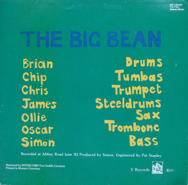 Pigbag : The Big Bean (12", Maxi)