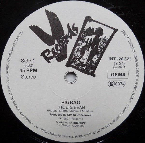 Pigbag : The Big Bean (12", Maxi)