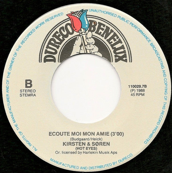 Kirsten & Søren : Who Is Wrong And Who's Right / Ecoute Moi Mon Amie (7", Single)