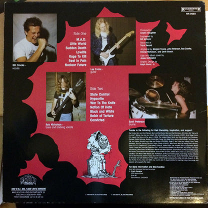 Cryptic Slaughter : Convicted (LP, Album)