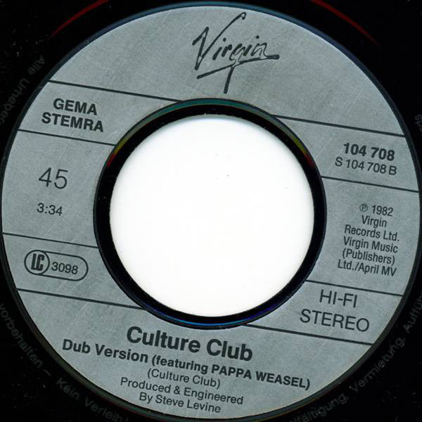 Culture Club : Do You Really Want To Hurt Me (7", Single, Inj)