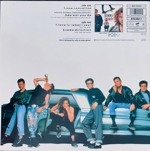 INXS : New Sensation (12", Maxi, Mis)