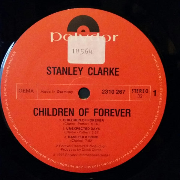Stan Clarke* : Children Of Forever (LP, Album)