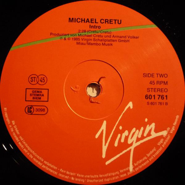 Michael Cretu : Die Chinesische Mauer (12")
