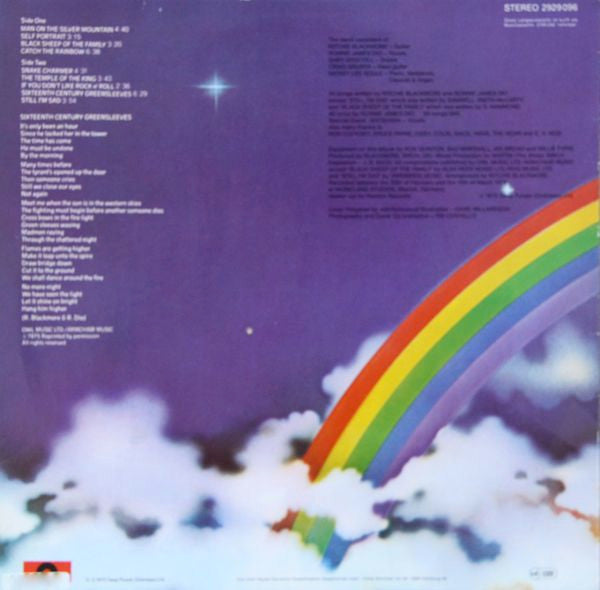 Rainbow : Ritchie Blackmore's Rainbow (LP, Album, RE, Mad)