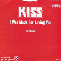 Kiss : I Was Made For Loving You (7", Single, RE)