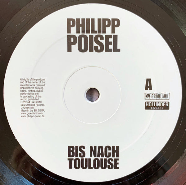 Philipp Poisel : Bis Nach Toulouse (LP, Album + CD, Album)