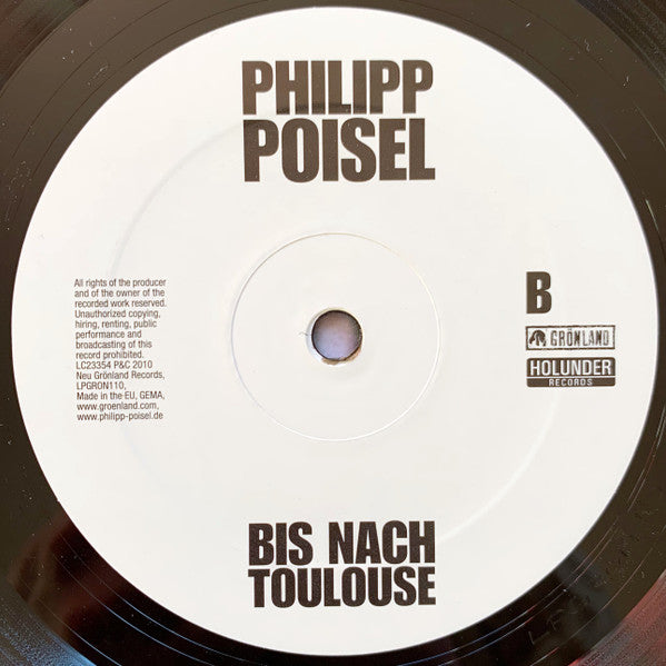 Philipp Poisel : Bis Nach Toulouse (LP, Album + CD, Album)