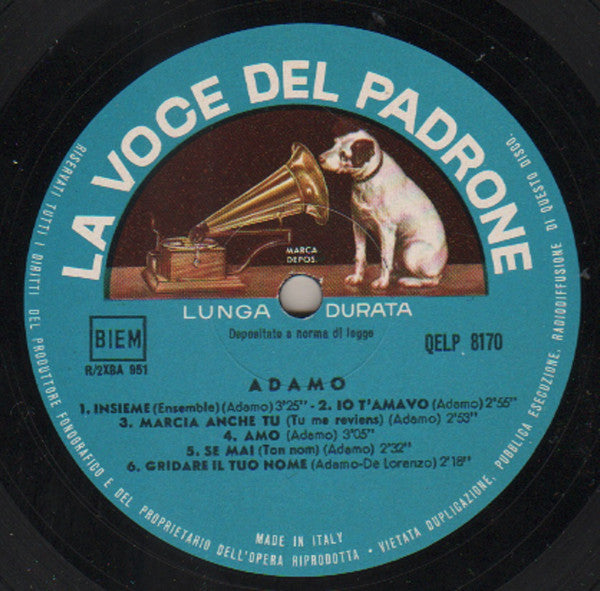 Adamo : Adamo (LP, Album)