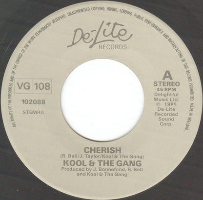 Kool & The Gang : Cherish (7", Single)