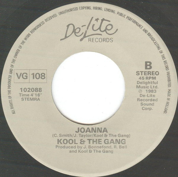 Kool & The Gang : Cherish (7", Single)
