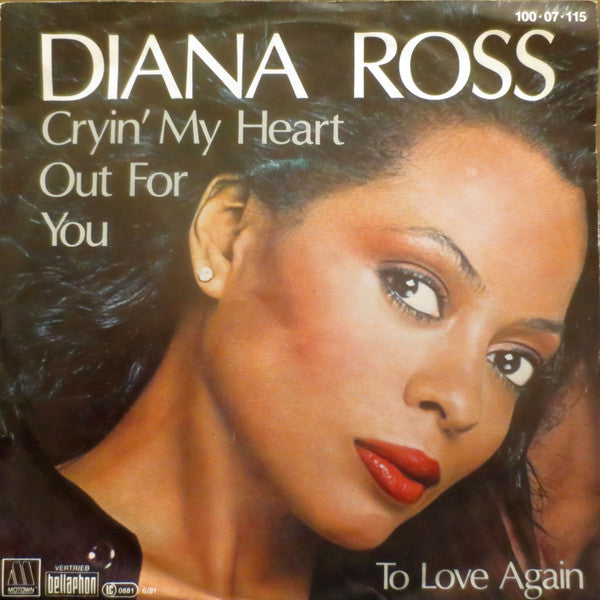 Diana Ross : Cryin' My Heart Out For You (7", Single)