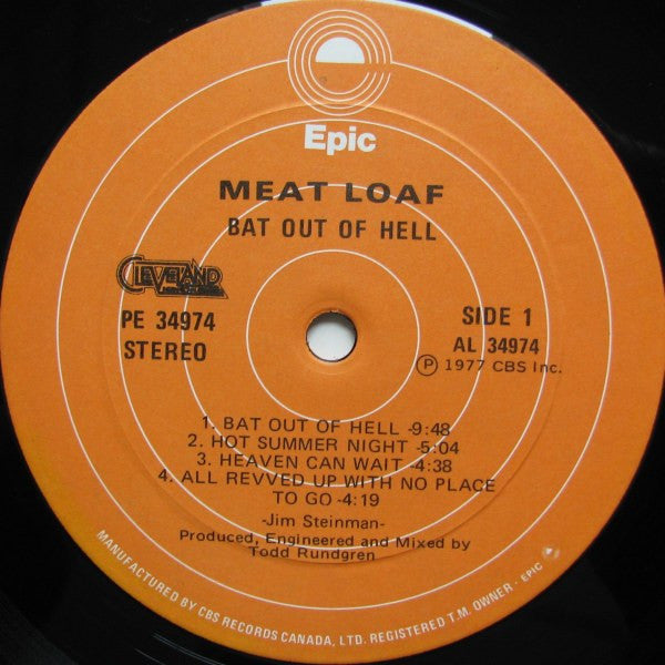 Meat Loaf : Bat Out Of Hell (LP, Album)
