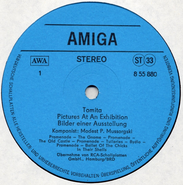 Tomita : Pictures At An Exhibition (LP, Album, RE, Sma)