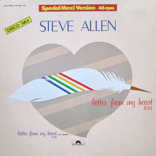 Steve Allen : Letter From My Heart (12", Maxi)