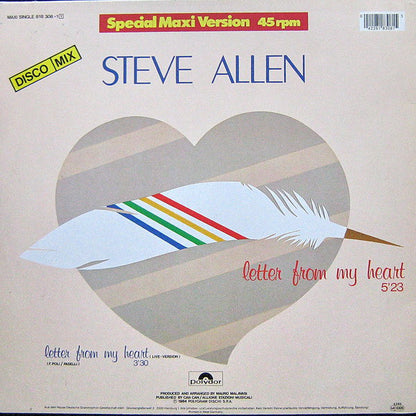 Steve Allen : Letter From My Heart (12", Maxi)
