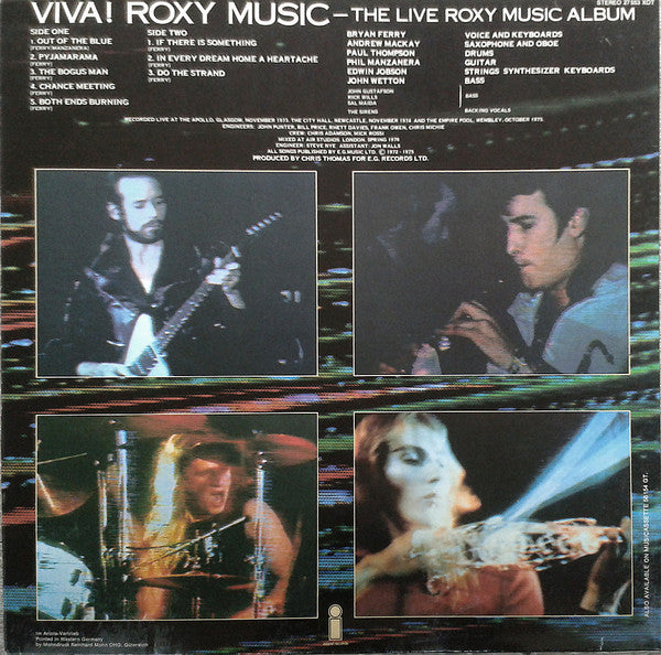 Roxy Music : Viva! Roxy Music (LP, Album, Gat)