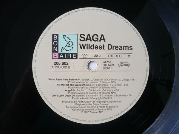 Saga (3) : Wildest Dreams (LP, Album)