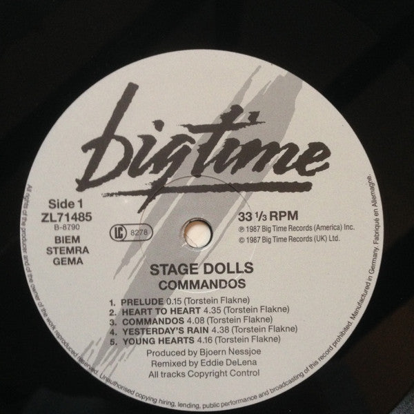 Stage Dolls : Commandos (LP, Album)