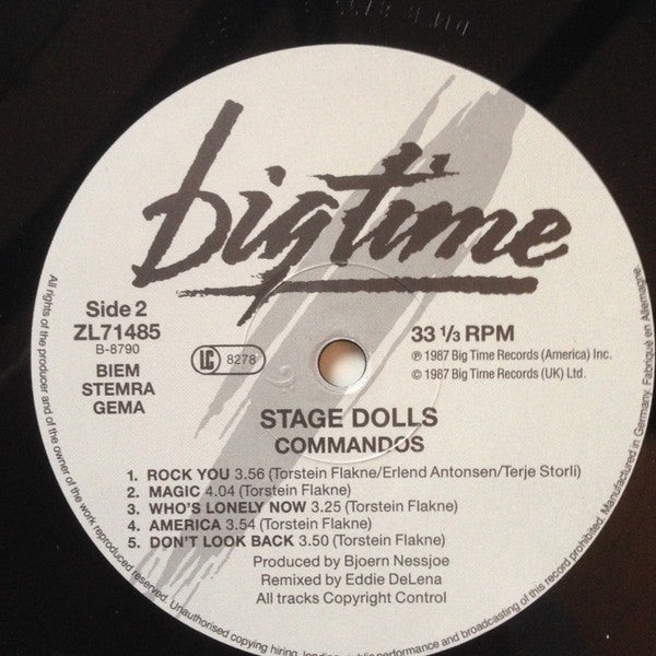 Stage Dolls : Commandos (LP, Album)